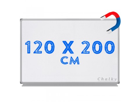 Chalky Manyetik Beyaz Yazı Tahtası 120x200 cm